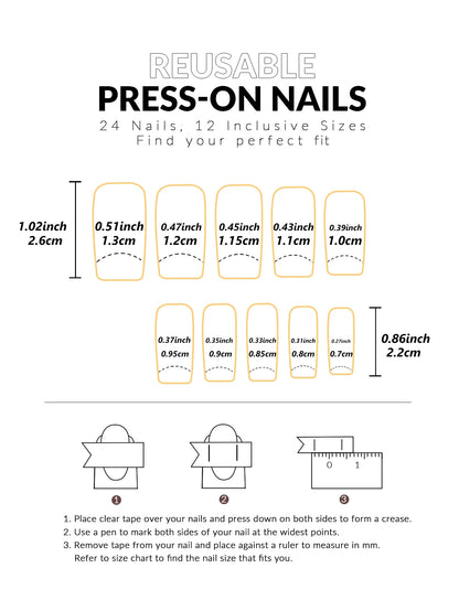 ARTAUG 24PCS Medium Almond Fleshcolor Press On Nails Fake Nails Pink Summer Nails Press On Nails Detachable Reusable Girl Gift