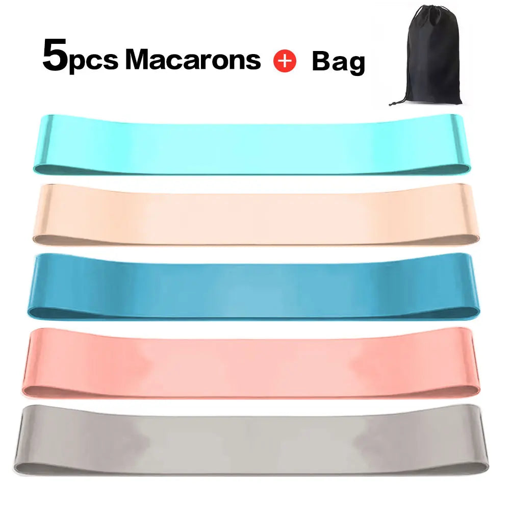 Resistance Bands for Working Out, Elastic Exercice Loop Bands,Yoga Starter Set of Stretch Bands for Booty Legs,Pilates Flexbands