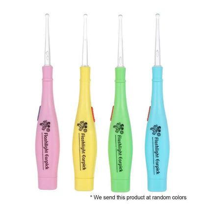 Tonsil Stone Remover Tool LED Light Earpick Steel Earwax Remover 3 Tips Irrigator Clean Ear Care Wax Cleaning Tools