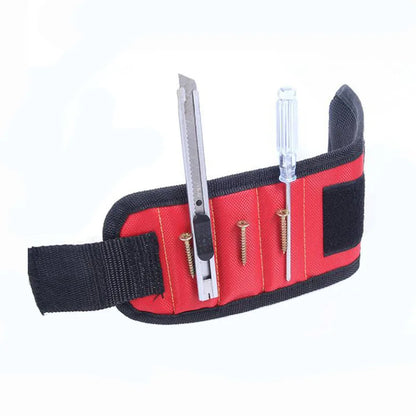 Magnetic Wristband Five Rows of Ten Magnets for Holding Screws,Drilling Bits,Nails,Wrist Tool Holder Belts with Strong Magnets