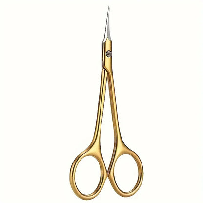 Manicure Scissors for Nail Care Stainless Steel Handle Cuticle Nipper Dead Skin Removal Scissors Beauty Tool