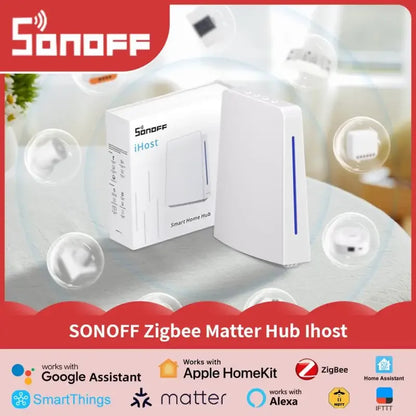 SONOFF IHost Smart Home Hub Wi-Fi Wireless Gateway Zigbee Matter Protocol Smart Scene Home Security Sensor Smart Home System