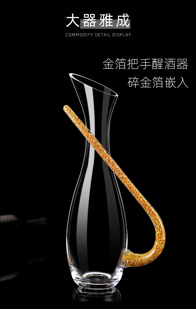 High-grade crystal glass red wine decanter household  dispenserEuropean red wine jug wine personality jug set