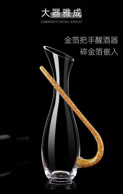 High-grade crystal glass red wine decanter household  dispenserEuropean red wine jug wine personality jug set