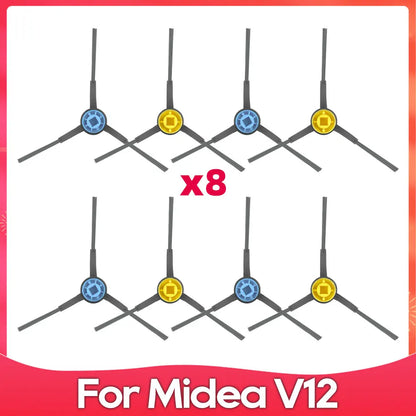 Compatible For ( Midea V12 / Eureka J12 Ultra ) Roller Side Brush Hepa Filter Mop Cloth Dust Bag Robot Vacuums Accessory Part