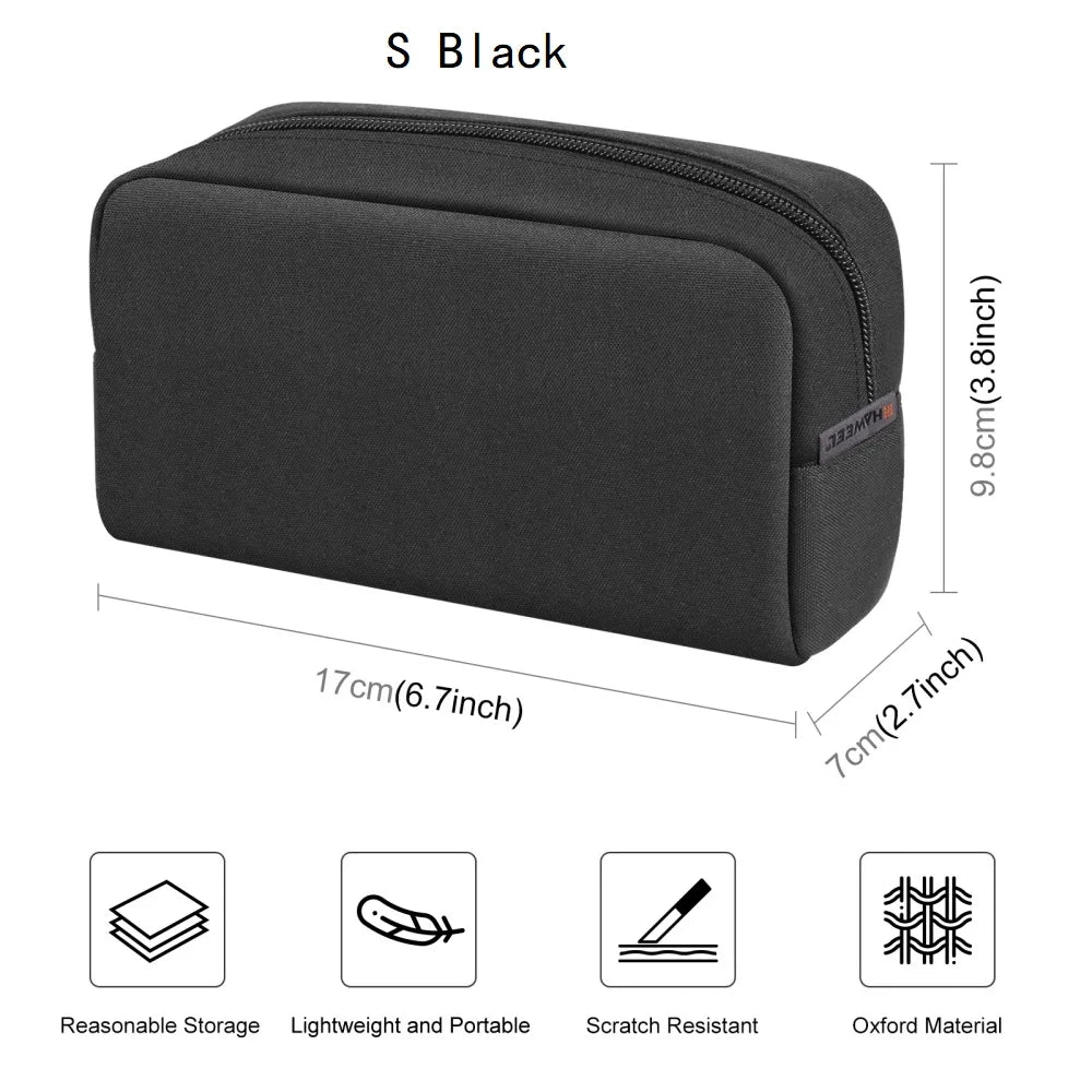 HAWEEL Organizer Storage Bag For Charger Power Bank Cables Mouse Earphones Electronics Accessories Portable Travel Pouch