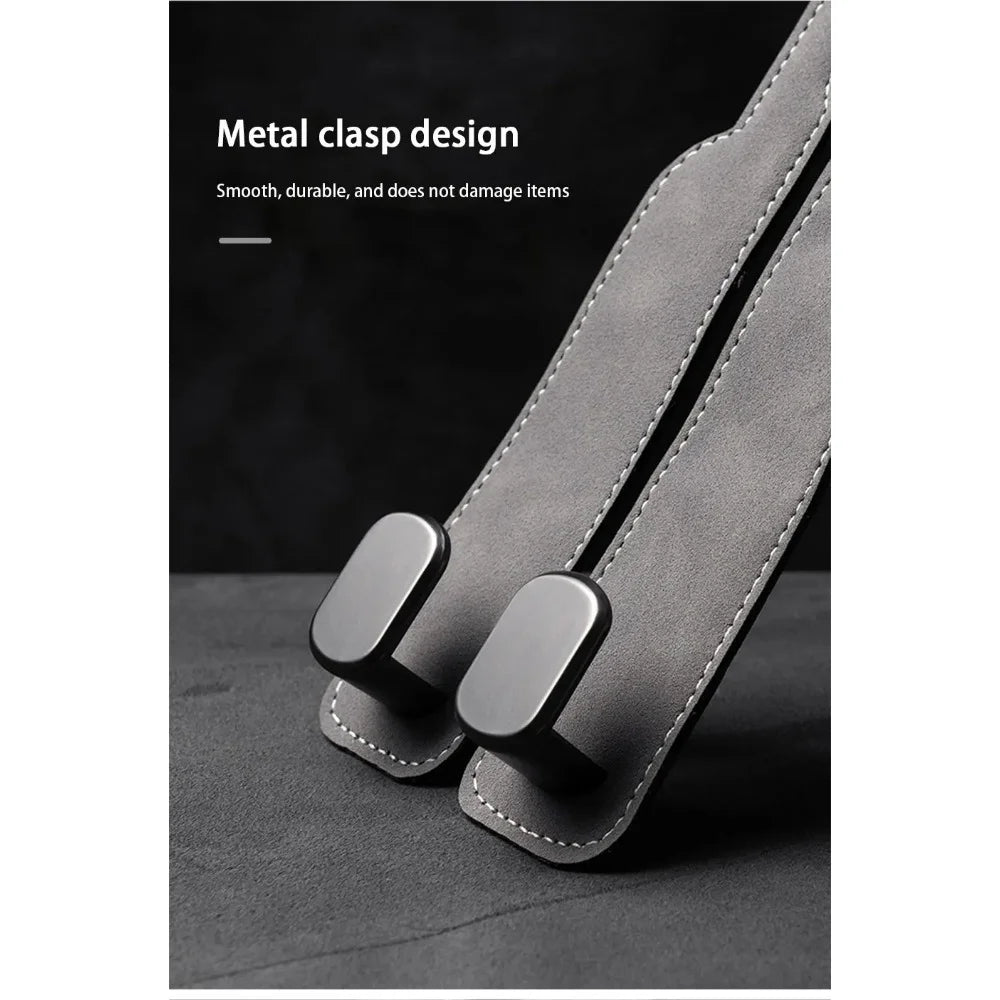 2 in 1 Car Hook For Car Rear Seat Back Hooks Headrest Hanger Clip Universal Double Hooks Holder Storage Car Interior Accessories