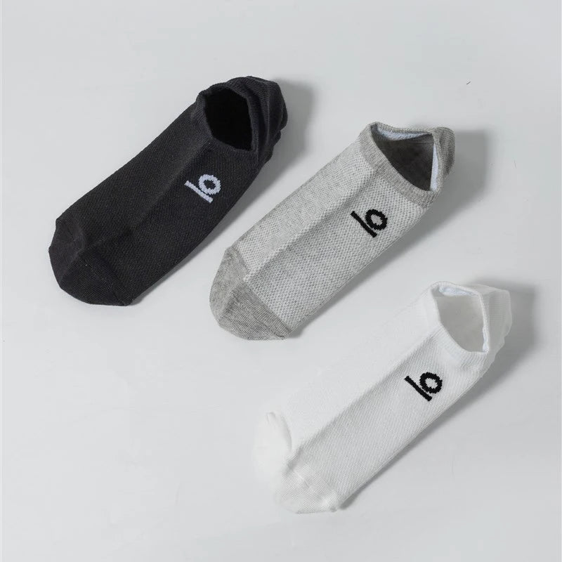 Sports Anti Slip Boat Socks for Women Comfortable and Breathable Cotton Socks Pilates Fitness Indoor Yoga Training Socks