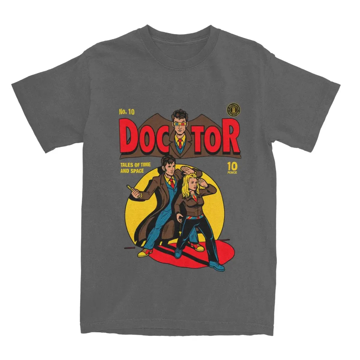 Mens T-Shirt Doctors Who T Shirts Harajuku Godfather Doctors Summer Tees Funny Loose Cotton Tops Plus Size 6XL