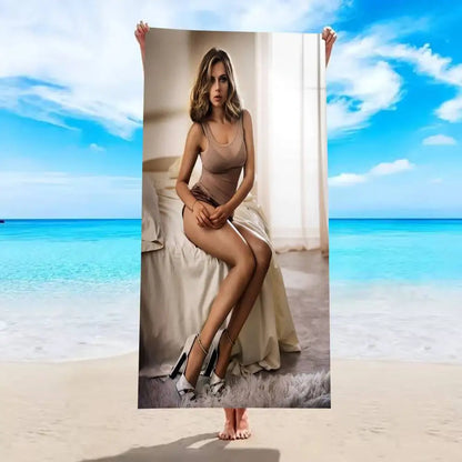 Womens-Sexy-Girl Towel Beach Towel for Your Summer Getaways! Suitable for towels, bath towels, beach towels