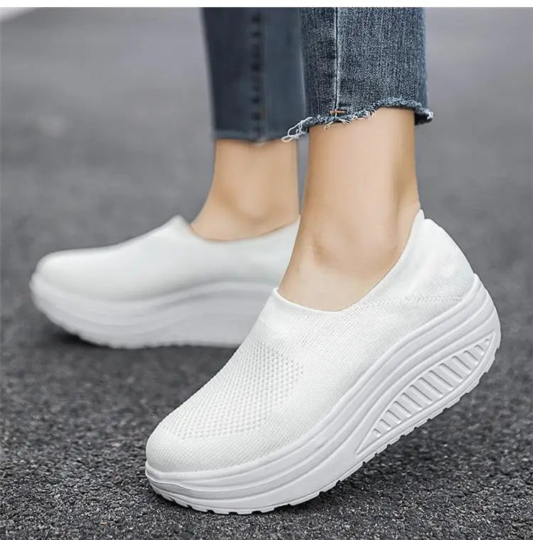 2024 Sneakers Shoes Women Footwear Platform Sneakers Trainers Shoes Ladies Loafers Chunky Sneakers Slip On Mujer Shoes Woman
