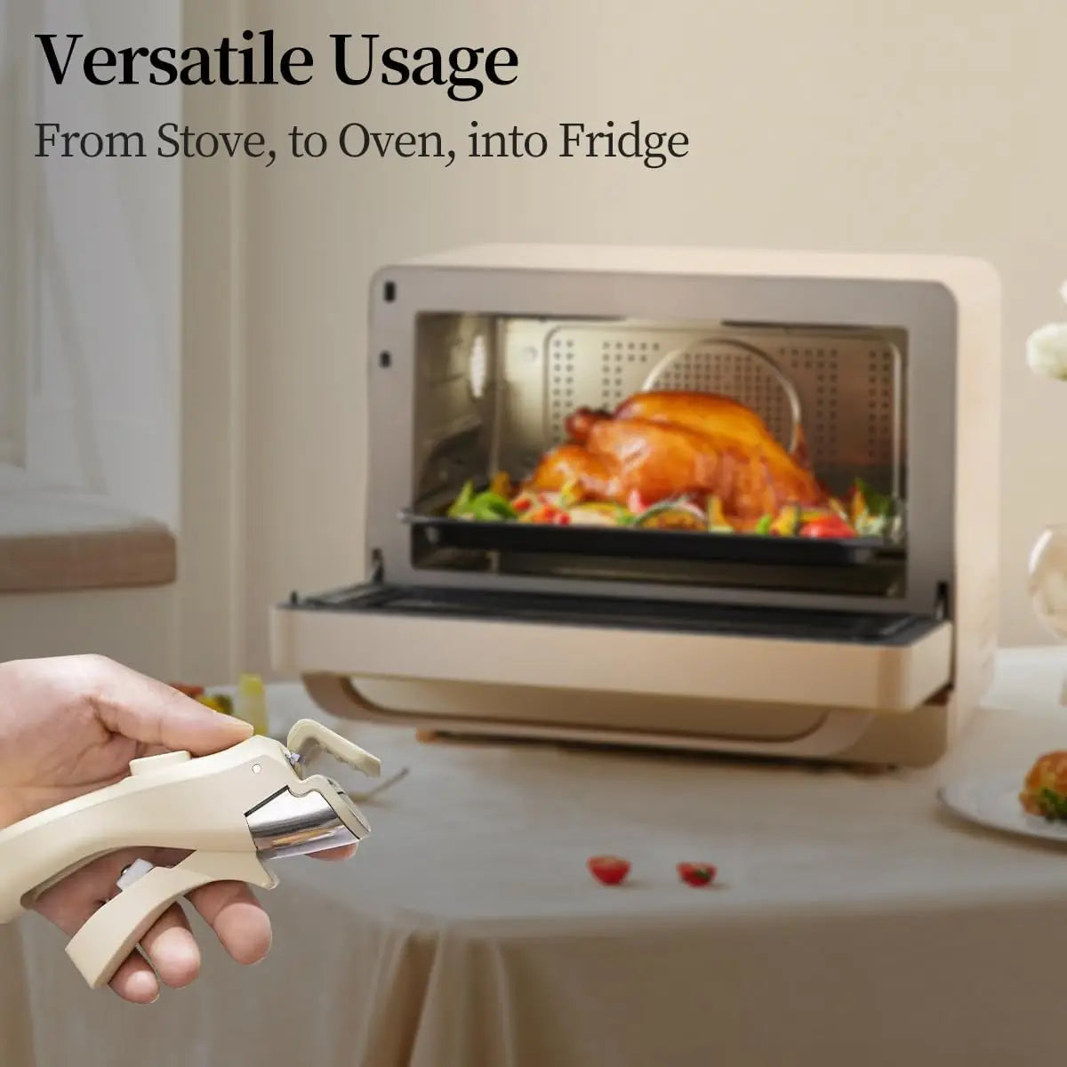 Removable Handle, Handle for Detachable Removable Cookware,Universal Pot Handle,Suitable for All Cookware