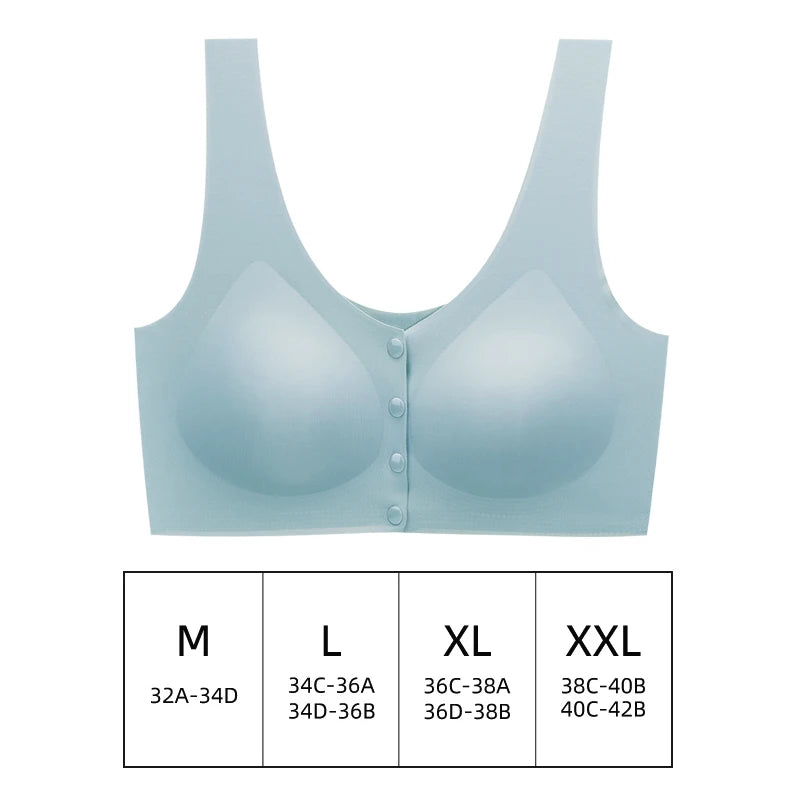 Nursing Bra Maternity Bra With Removable Pads Front Open Buckle Breathable Comfortable 3D Seamless Bras For Women Pregnancy Hot