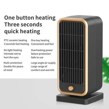 Electric Home Heater 500W/220V PTC Ceramic Electric Heaters for Room Sheet Portable House Heating Foot Hand Warmer