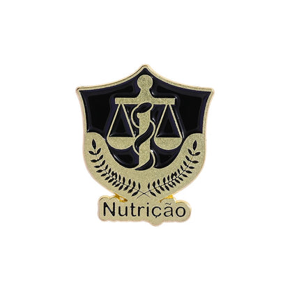 Veterinary Pharmacy Symbol Caduceus Snake Enamel Pins Odontologia Nutricao Fisioterapia Medical Health Badge Brooch Doctor Nurse