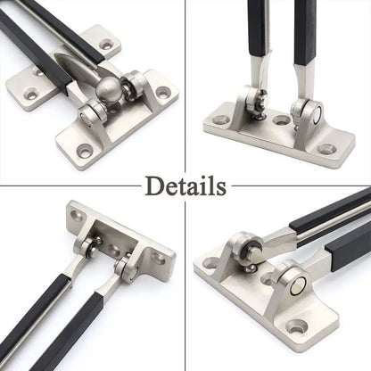Durable Zinc Alloy Sliding Door Catch Solid Bolt Mute Door Buckle Anti-rust Security Door Hasp Bedroom