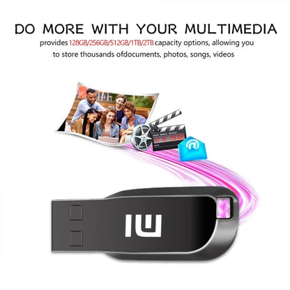 Xiaomi USB 3.2 Flash Drives 2TB Metal Pendrive 1TB 512GB High Speed USB Drive 128GB For Computer Storage Devices Memoria U Disk