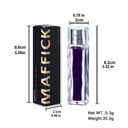 MAFFICK Black Lipstick Lip Stain Waterproof Lightweight Matte lipgloss purple/blue/white