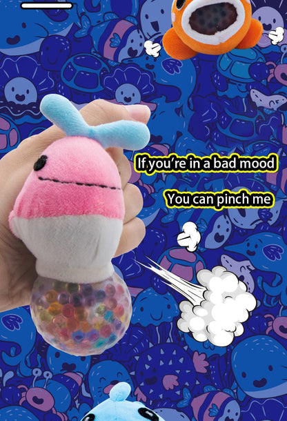 Plush Doll Pinch Fun Toy Creative Unique Stress Relieving Toy Pinch Ball Small Monster Gift