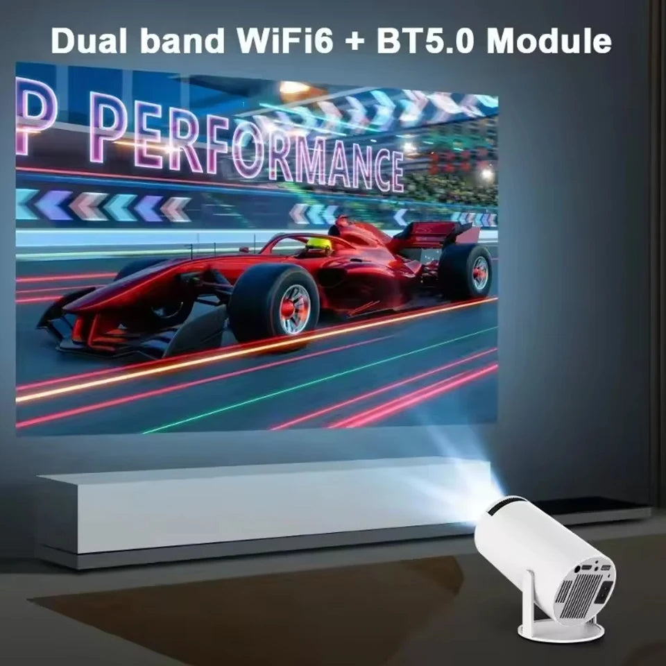 2025 Hot New Projector 4K Bluetooth 5.0 Dual Wifi6 260ANSI All Winner Support 1080P 1280*720P Mini Home Cinema Outdoor Projetors
