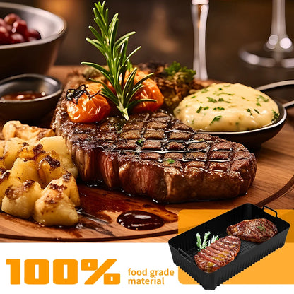 Silicone Air Fryer Liners for Ninja AF500UK 10.4L Air Fryer Silicone Liner for Ninja Air Fryer Accessories