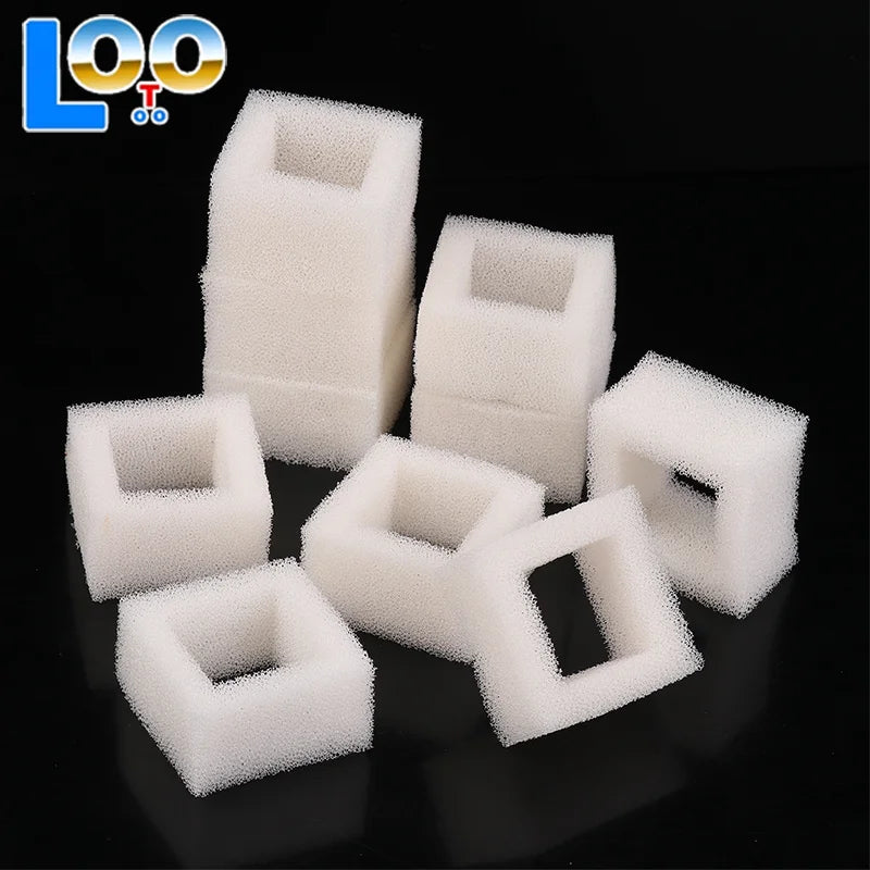 10Pcs Cat Water Fountain Water Pump Foam Filters Compatible With Square Dispensers Pre-Filtered For Fresh & Clean Drinking Water