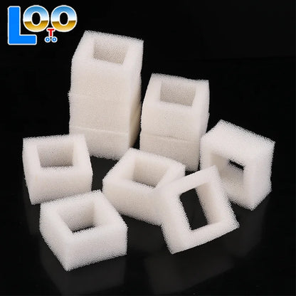 10Pcs Cat Water Fountain Water Pump Foam Filters Compatible With Square Dispensers Pre-Filtered For Fresh & Clean Drinking Water