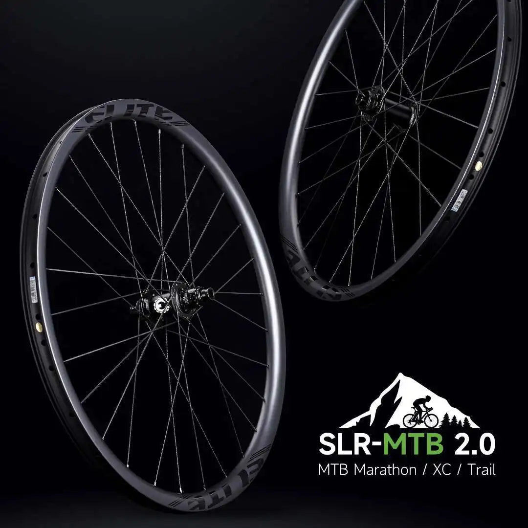 ELITEWHEELS 29er SLR MTB 2.0 High Performance Carbon Fiber Wheelset Rachet System Hubs Mountain Bend Hubs Mountain Race Bikes