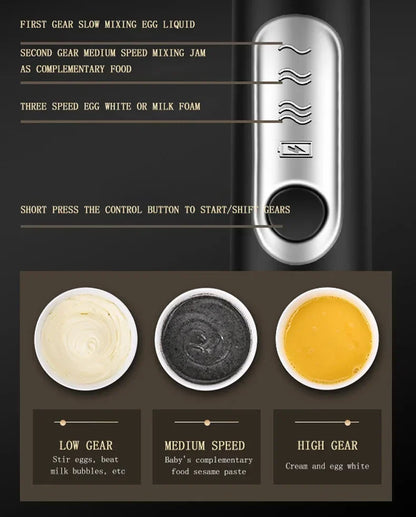 Cordless Home Kitchen Gadgets Electric Kitchens Accessories Milk Mixer Frother Mini Coffee Egg Beater Beating Tools Dining Bar