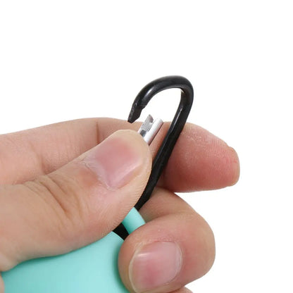 Travel Bottle Leakproof Silicone Refillable Squeezable Travel Tube with Keychain Hook for Cosmetic Toiletry Shampoo