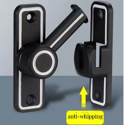 Dual Purpose Door Latch Sliding Door Lock With Luminous Door Buckle Door Buckle Free-punch Interior Door Metal Bolts