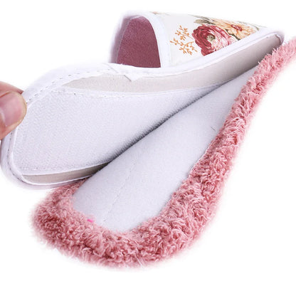 Chenille Lazy Floor Slippers Cover Cleaning Floor Removable Cleaning Floor Slippers
