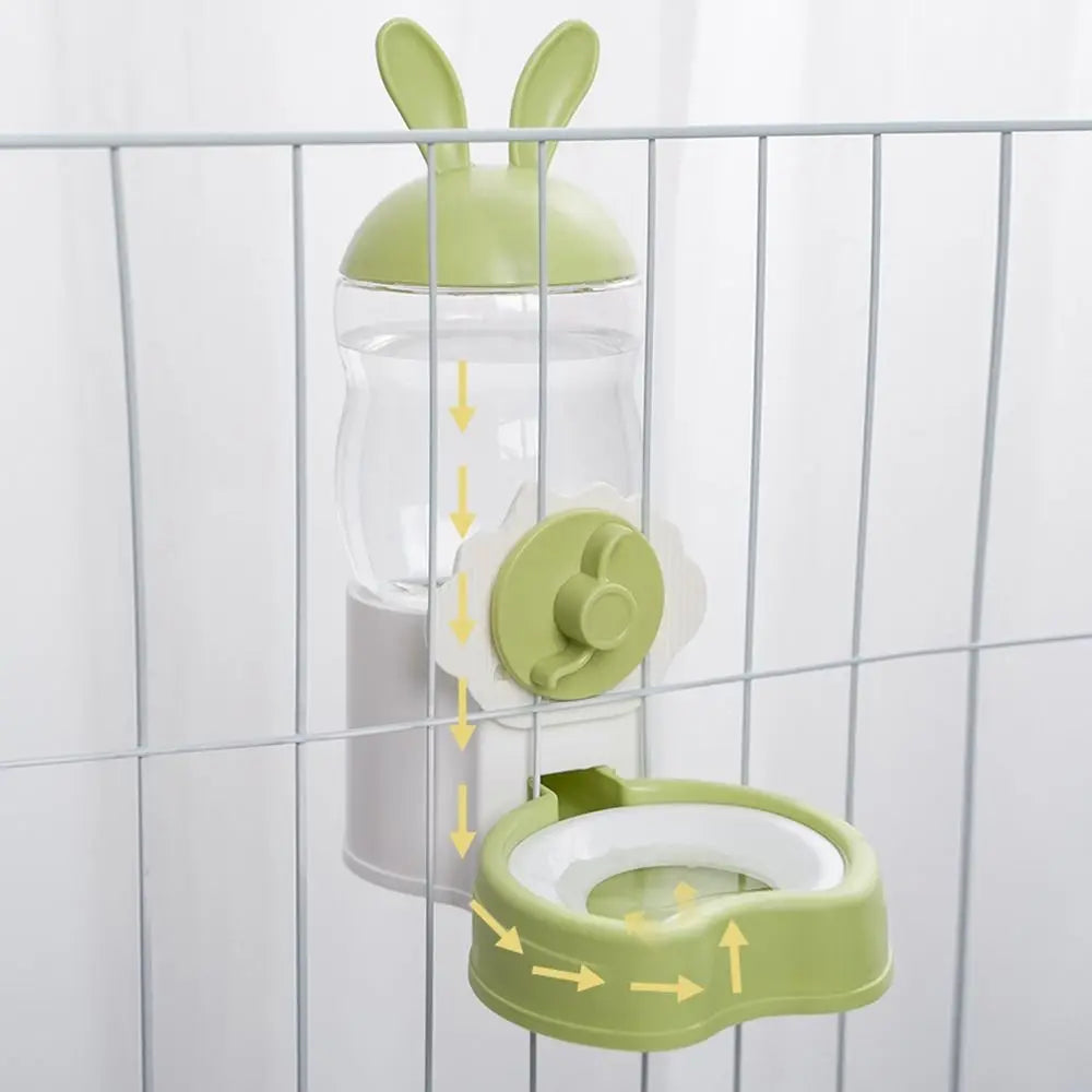 Portable Water Drinking Dispenser 800ml Large Capacity Automatic Water Drinker Easy To Clean Durable Pet Water Dispenser