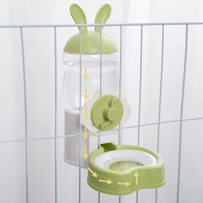 Portable Water Drinking Dispenser 800ml Large Capacity Automatic Water Drinker Easy To Clean Durable Pet Water Dispenser