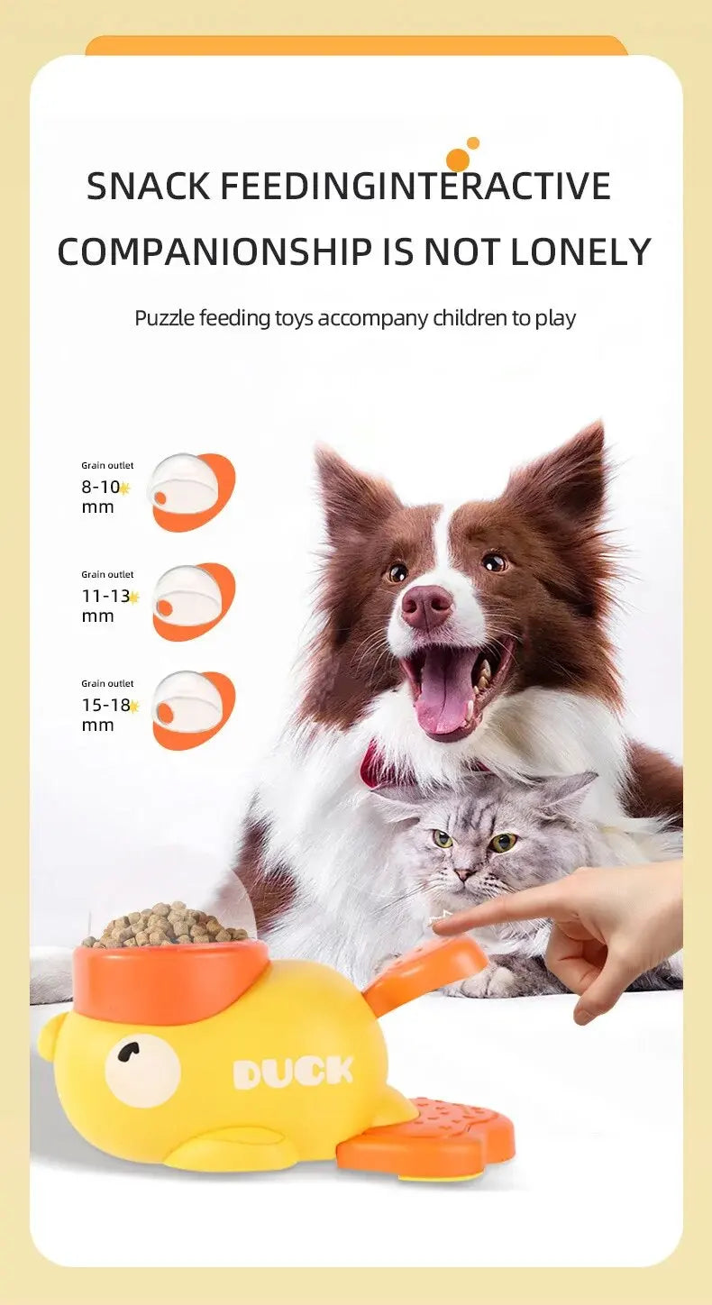 Pet Treat Dispenser, Automatic Snack Feeder for Cat Dog, Anti-Gulping Slow Feeder Bowls for Healthy Eating for Pet Accessories