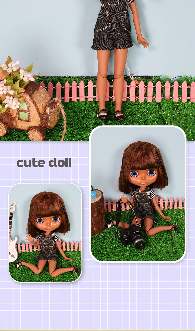 ICY DBS Blyth doll Joint Body 30CM BJD  Clothes Shoes Hand Set Fashion Dolls girl gift