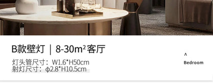 Wall lamp Nordic modern creative led simple living room sofa background wall decorative lamp reading lamp bedroom bedside lamp