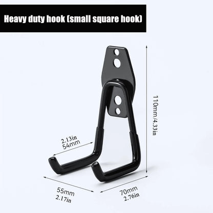 Garage Storage Utility Hooks,Garage Garden Tool Organizer,Hanging Utility Wall Mount Hooks,Heavy Duty Tool Storage Organizer