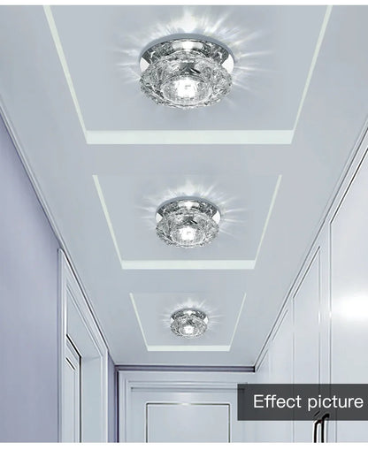 LED Ceiling Lamp for Aisle, Flush, Living Room, Crystal Corridor, Porch Light, Front Porch, Porch Light