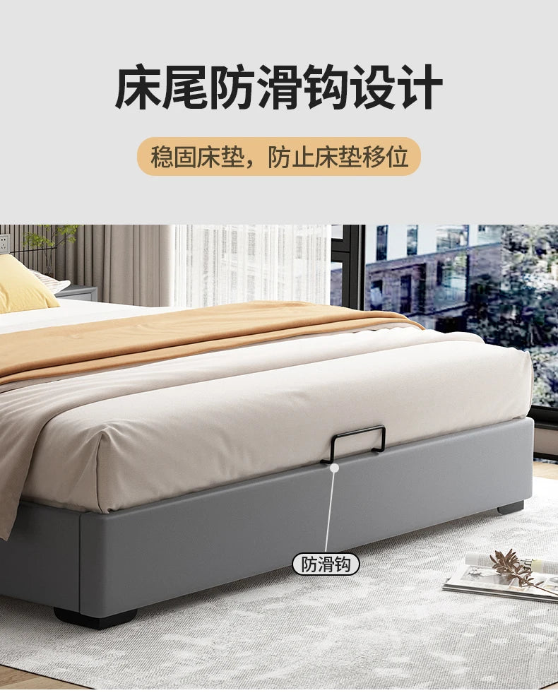 Organizer New Chinese Bed Massage Frame Double French Nordic Beds Cheap Aesthetics Fashionable Designer Wood Muebles Furniture