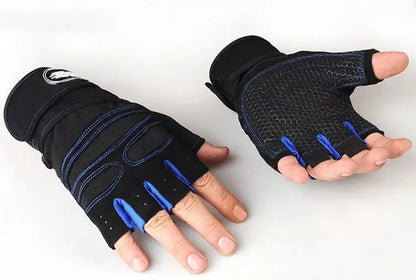Men's Fitness Gloves Women's Fitness Weightlifting Wristband Gloves Fitness Training Sports Exercise Mountaineering Gloves