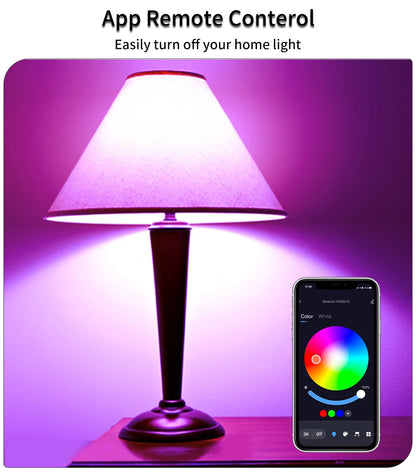 Tuya Smart LED Bulb E27 APP Control Dimmable Light Bluetooth RGB Lamp 220V Bedroom Decoration Party Lighting Smart Life