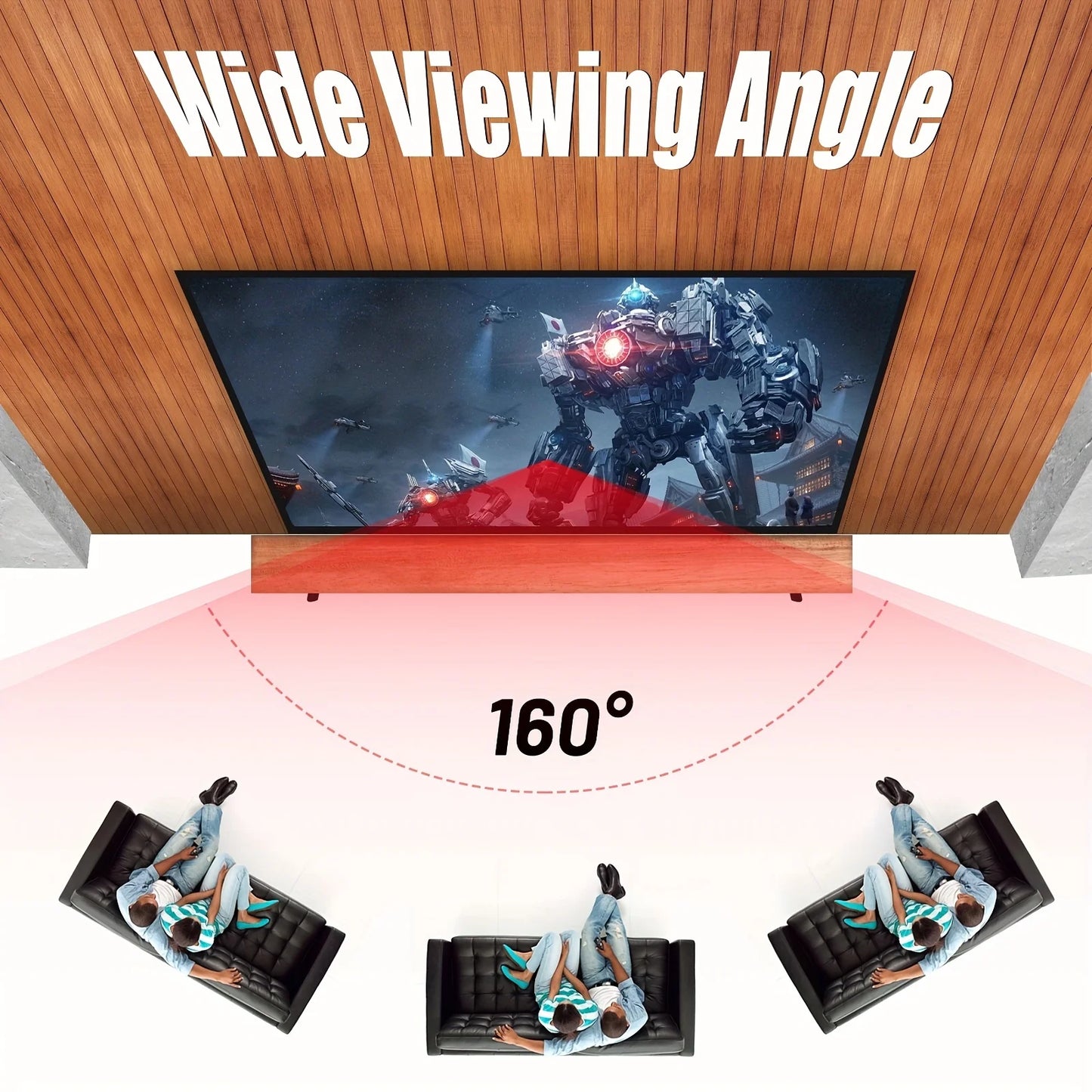 60 72 100 120 150 Inch 16:9 Portable Wrinkle Free Lightweight Projector Screen Home Outdoor Front Rear Projection Curtain Fabric