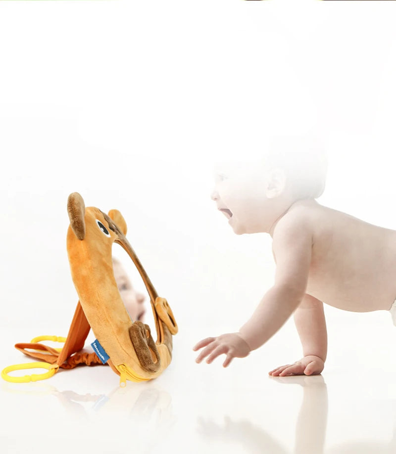 Black White View Back Seat Mirror Baby Car Mirror Safety Seat Headrest Rearview Mirror Baby Facing Rear Ward Car Kids Monitor