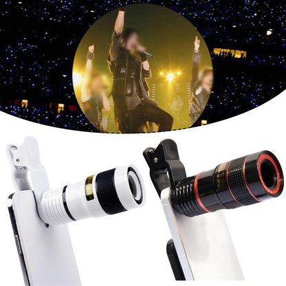 Professional Phone Camera Lens Kit For Smartphones Includes 8x Super Macro Lens External Cellphones Lens Telephoto Lens