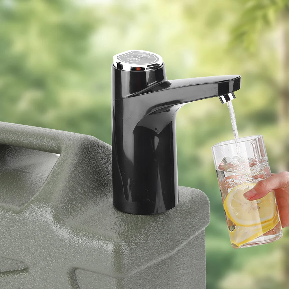Electric Water Pump USB Rechargeable Portable Water Dispenser Wireless Water Pumping Device for Camping Water Tank