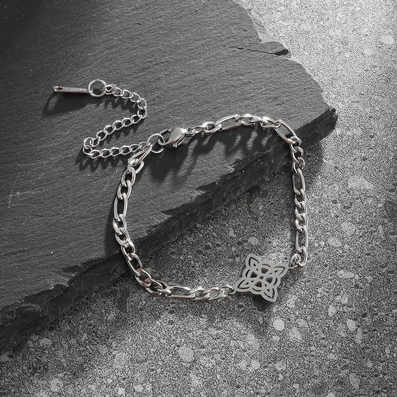 Angel Seal Archangel Metatron Cube Bracelet Women Men Salomon Box Chain Bracelet Stainless Steel Jewelry Gift