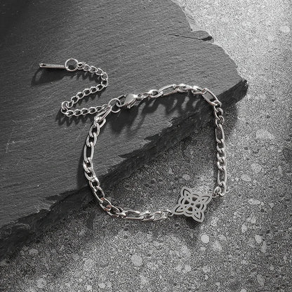 Angel Seal Archangel Metatron Cube Bracelet Women Men Salomon Box Chain Bracelet Stainless Steel Jewelry Gift