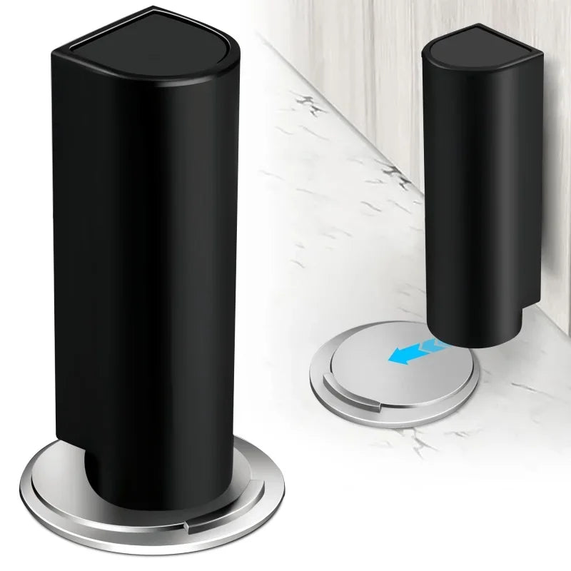 Magnetic Door Stoppers Stainless Steel Door Stops Mute Door Holder Keep Door Open No Drilling Door Stop Heavy Duty Door Suction