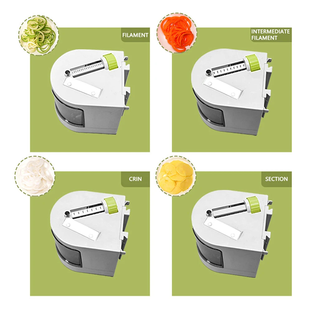 Multifunctional Slicers Manual Vegetable Cutter With Hand Crank Practical Veggie Fruit Slicing Device Kitchen Accessories
